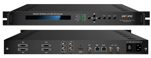 NDS3211B單路MPEG-2、MPEG-4 AVC/H.264高清編碼器